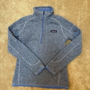 Patagonia Women's Better Sweater 1/4 Zip XS Blue